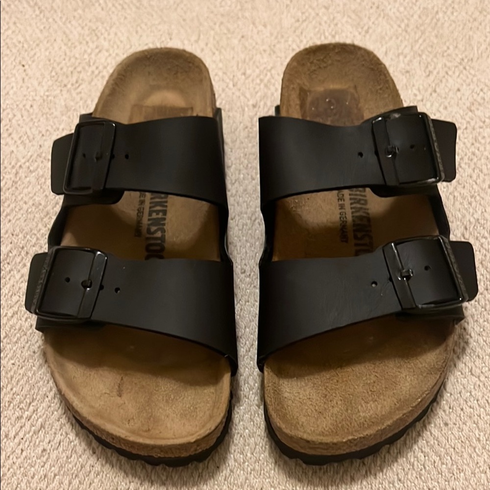 Black Sandals with Adjustable Straps